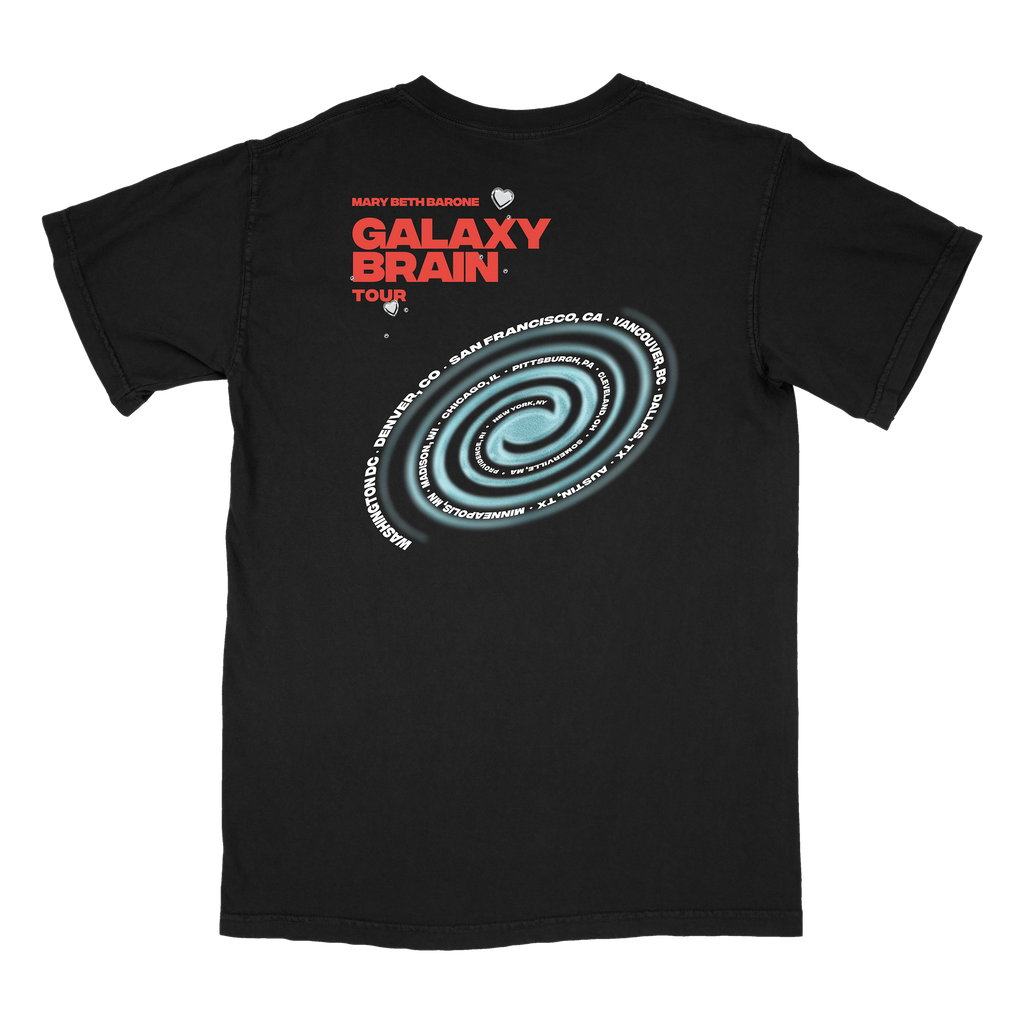 Galaxy Brain Heirloom Tour Tee (Black)