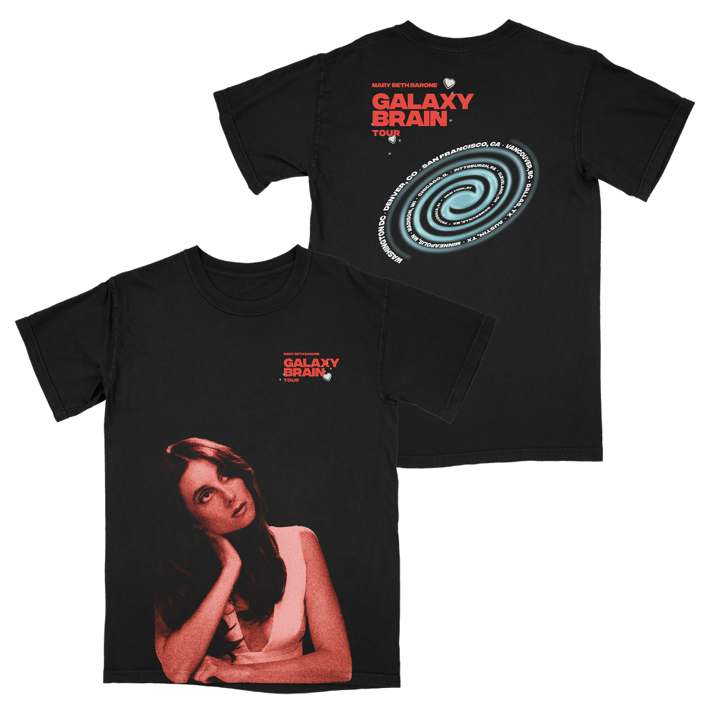 Galaxy Brain Heirloom Tour Tee (Black)