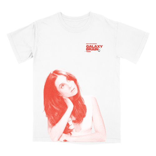 Galaxy Brain Heirloom Tour Tee (White)